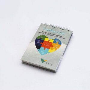 BLOCO RASCUNHO CAPA DURA - 15x9,5cm - PERSONALIZADO