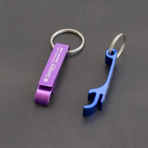 CHAVEIRO ABRIDOR 2X1 - GRAVAÇÃO LASER PERSONALIZADA