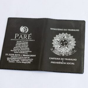 PORTA CARTEIRA DE TRABALHO PERSONALIZADA
